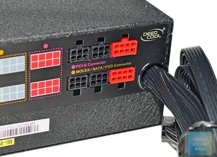 Обзор и тест блока питания Deepcool DA700 700W — i2HARD